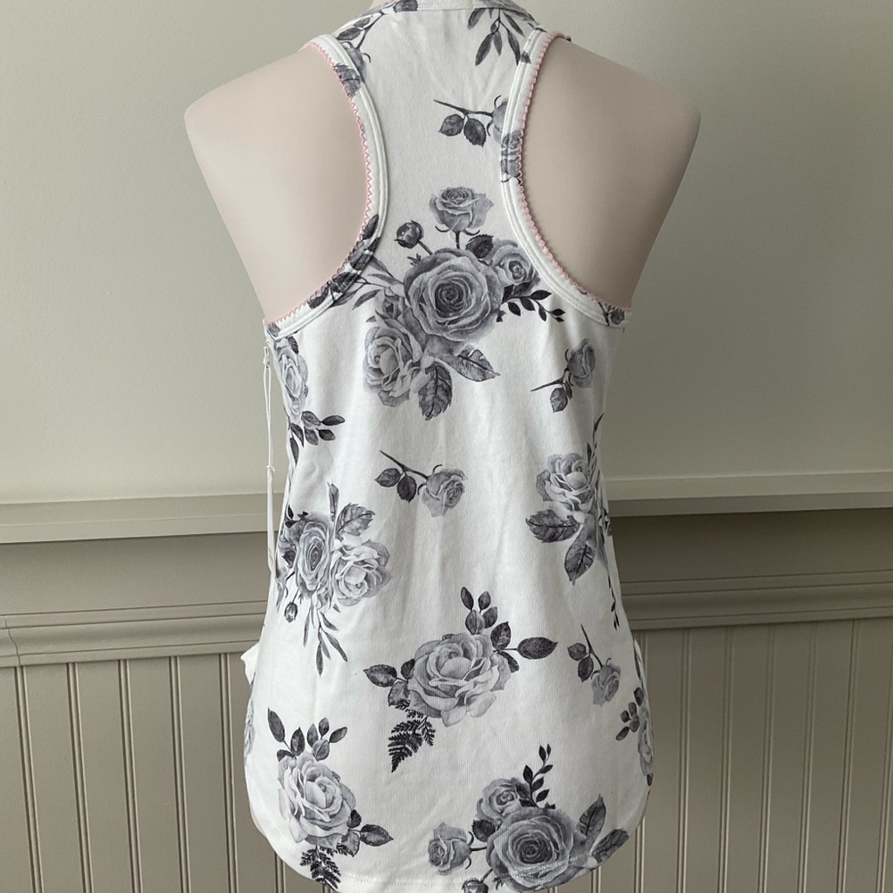 PJ Salvage Soft Floral Racerback Lounge Tank | NWT | Size S - Picture 3 of 7